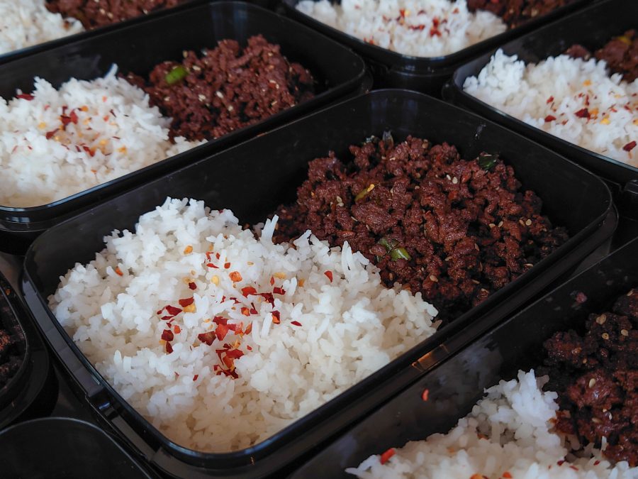 Korean BBQ Beef (with rice)